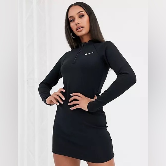 NIKE fitted long sleeve dress - Picture 4 of 5